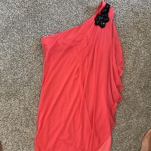 Sweet Storm One Shoulder Pink Dress Sz Small NWT B